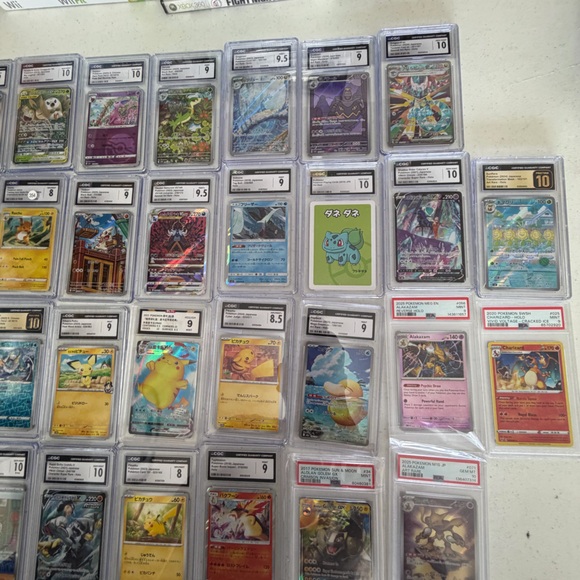 Pokmon Graded Card Lot  38 Slabs CGC/PSA  Pikachu, Vintage, Japanese,  10s!